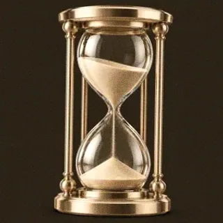 Ornate hourglass — Bsb007