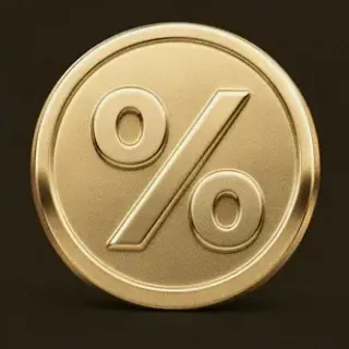 Gold percent coin — Bsb007