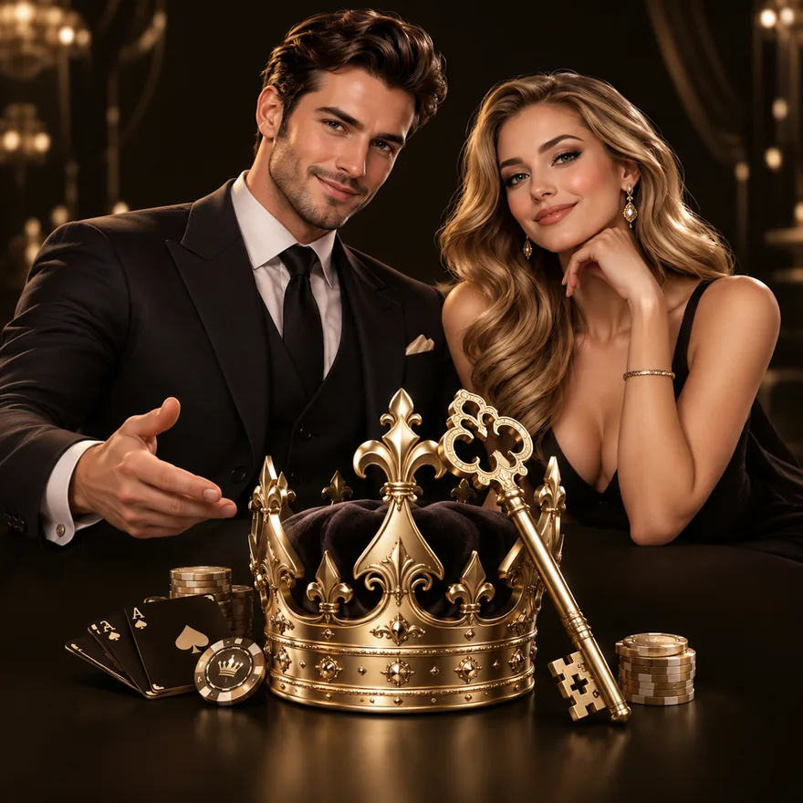 Royal crown and key — Bsb007