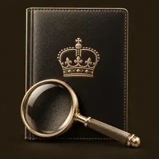Passport magnifying glass — Bsb007