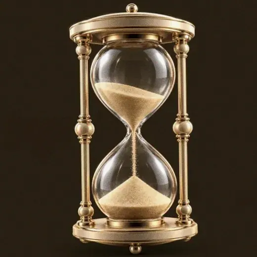 Ornate hourglass — Bsb007