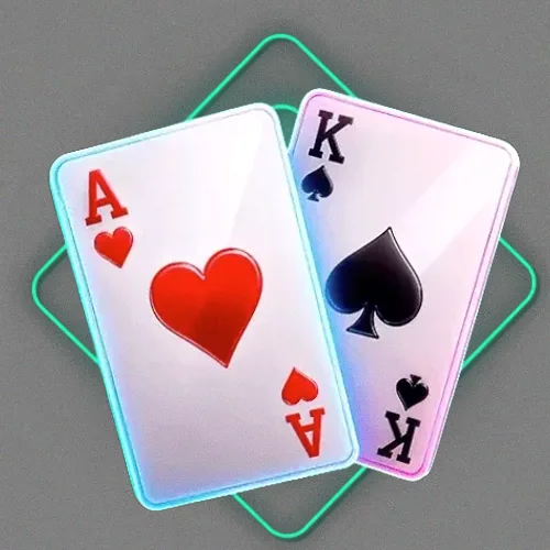 Ace and king playing cards