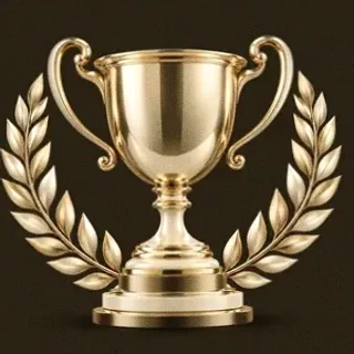 Gold trophy cup — Bsb007
