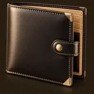 Leather bifold wallet — Bsb007