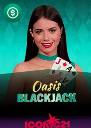 Oasis Blackjack live game cover