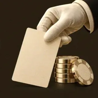 Hand dealing card — Bsb007