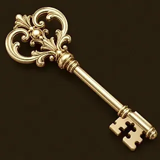 Ornate antique key — Bsb007