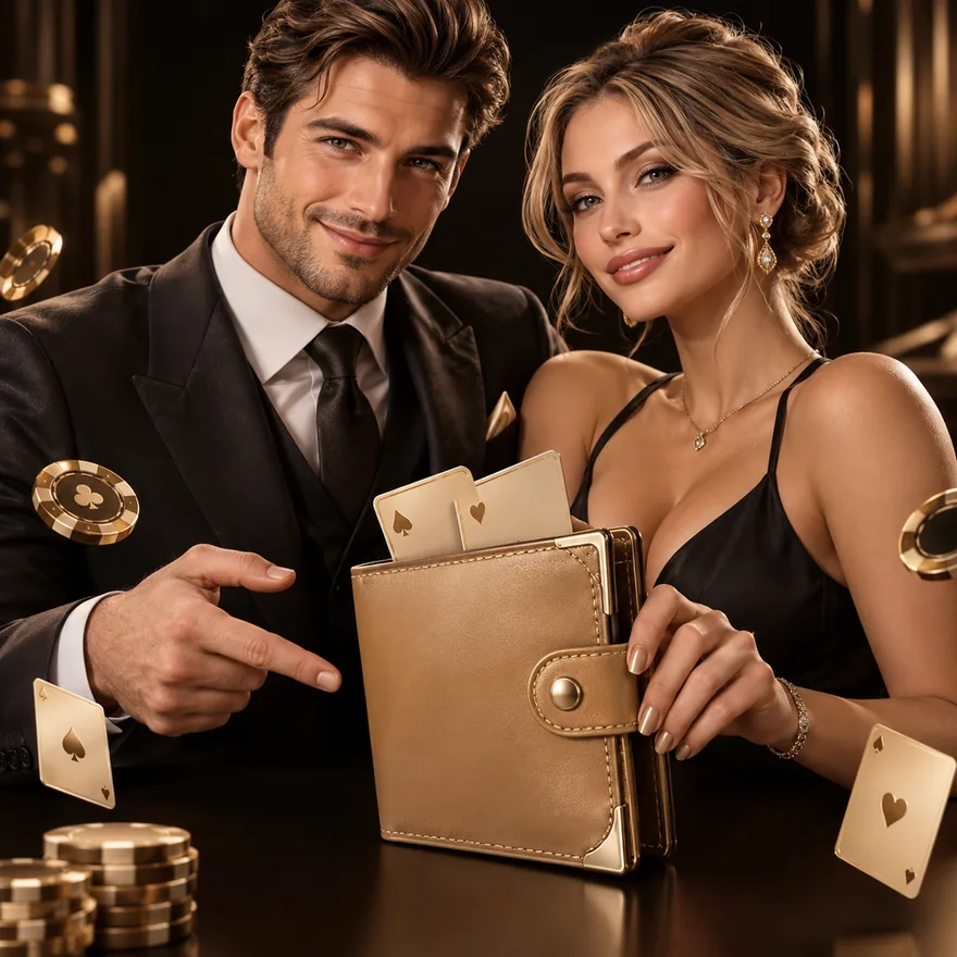 Leather wallet — Bsb007